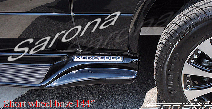 Custom Mercedes Sprinter  Short Wheel Base Running Boards (2007 - 2018) - $1090.00 (Part #MB-008-SB)